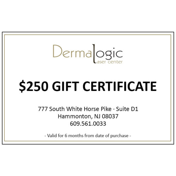 Dermalogic Laser Center Gift Certificate - $250
