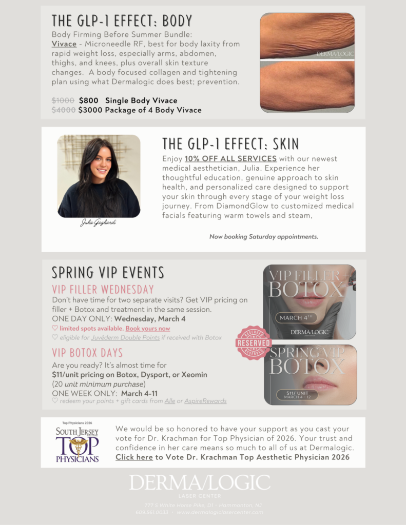March Dermalogic Specials
